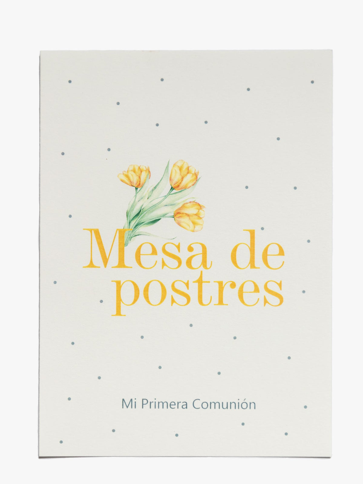 Cartel Tulipanes / 2 Unds