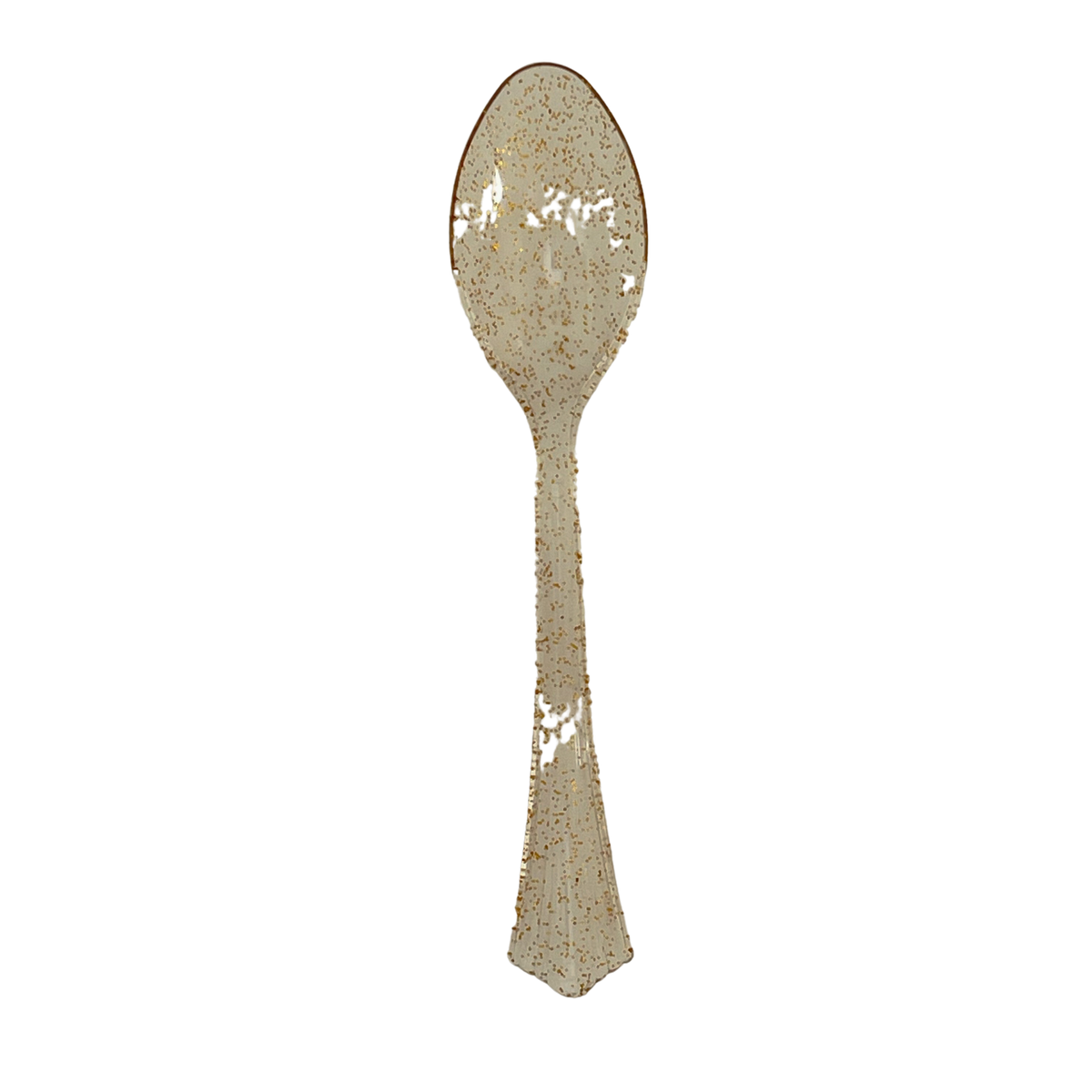 Cuchara escarcha dorada