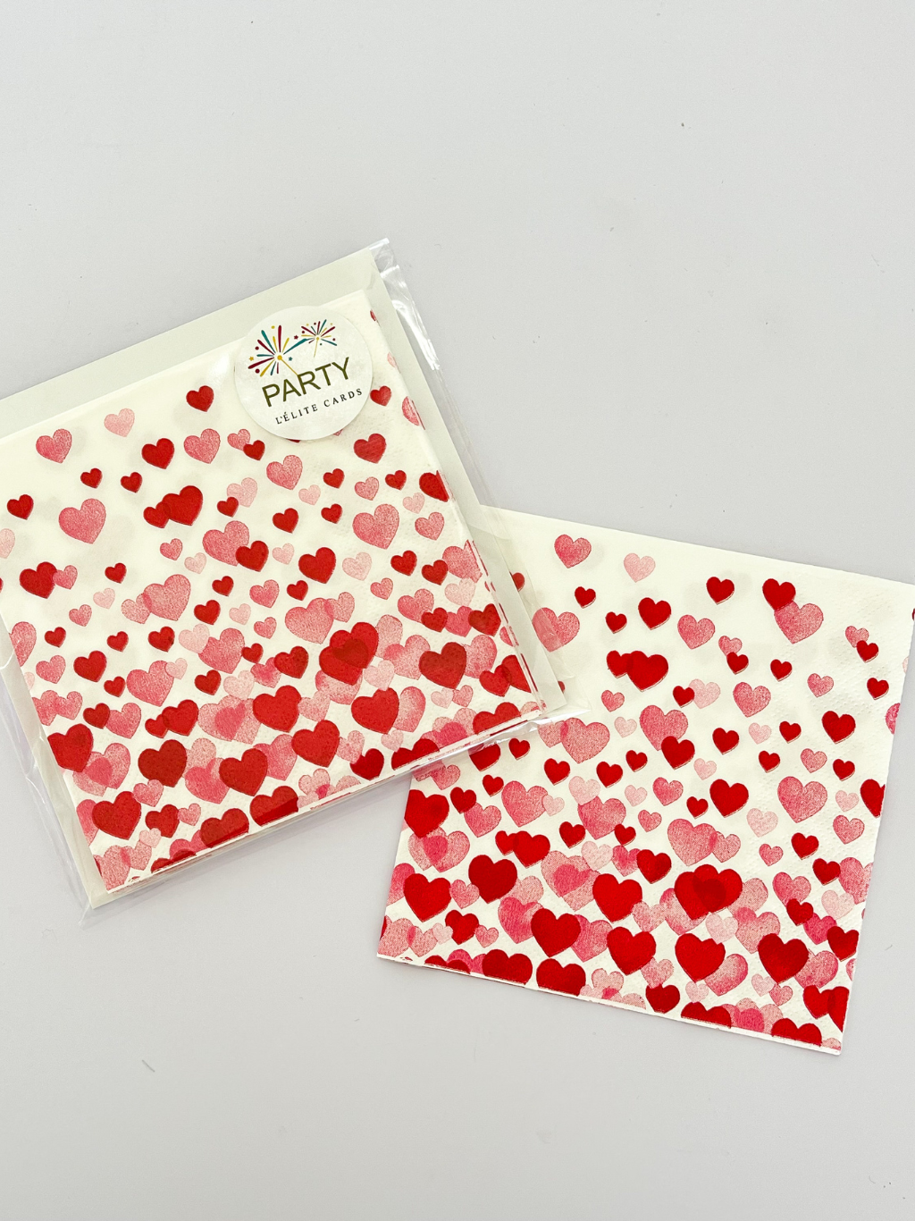 Servilletas Lluvia de Corazones