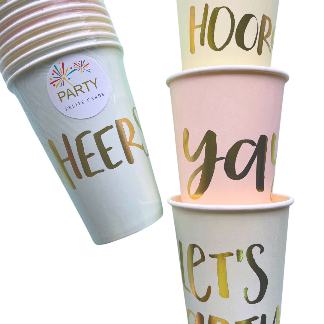 Vasos celebration foil