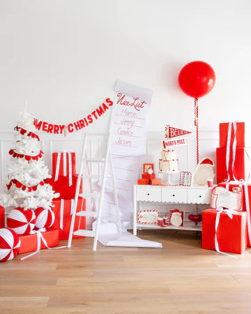 Guirnalda "Merry Christmas" en fieltro Grueso