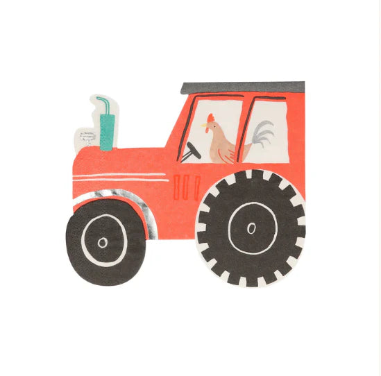 Servilletas Tractor de Granja