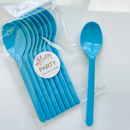 Cucharas bio azul