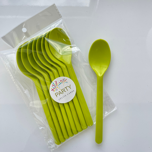 Cucharas bio verde lima