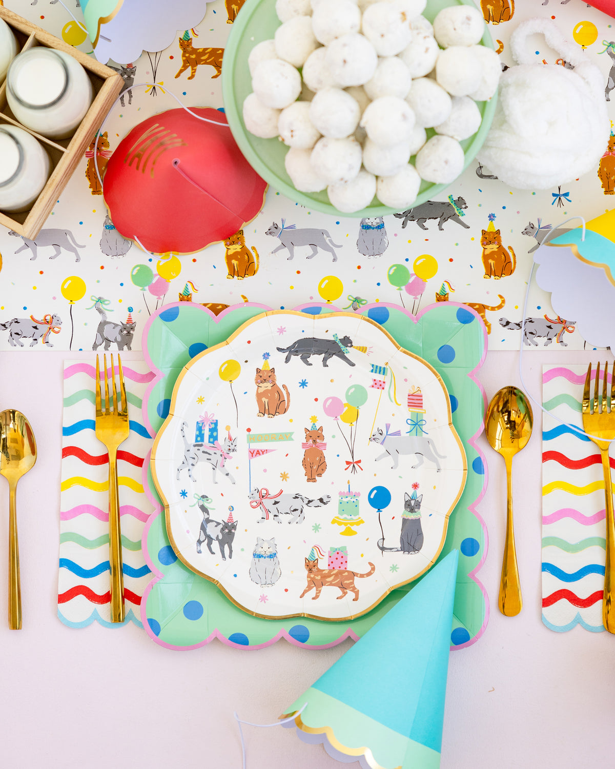 Platos Grandes Perros de Fiesta