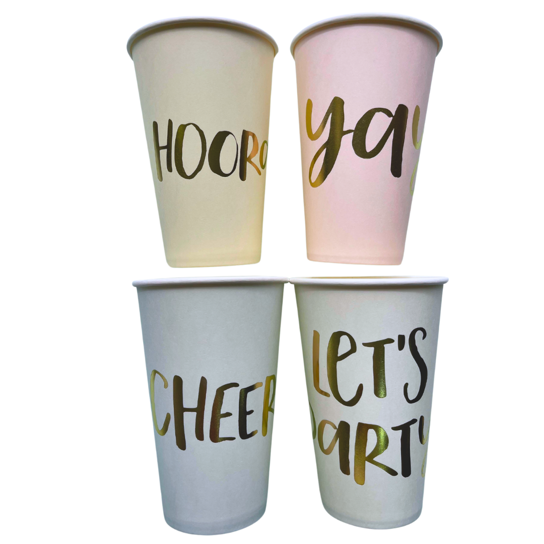 Vasos celebration foil