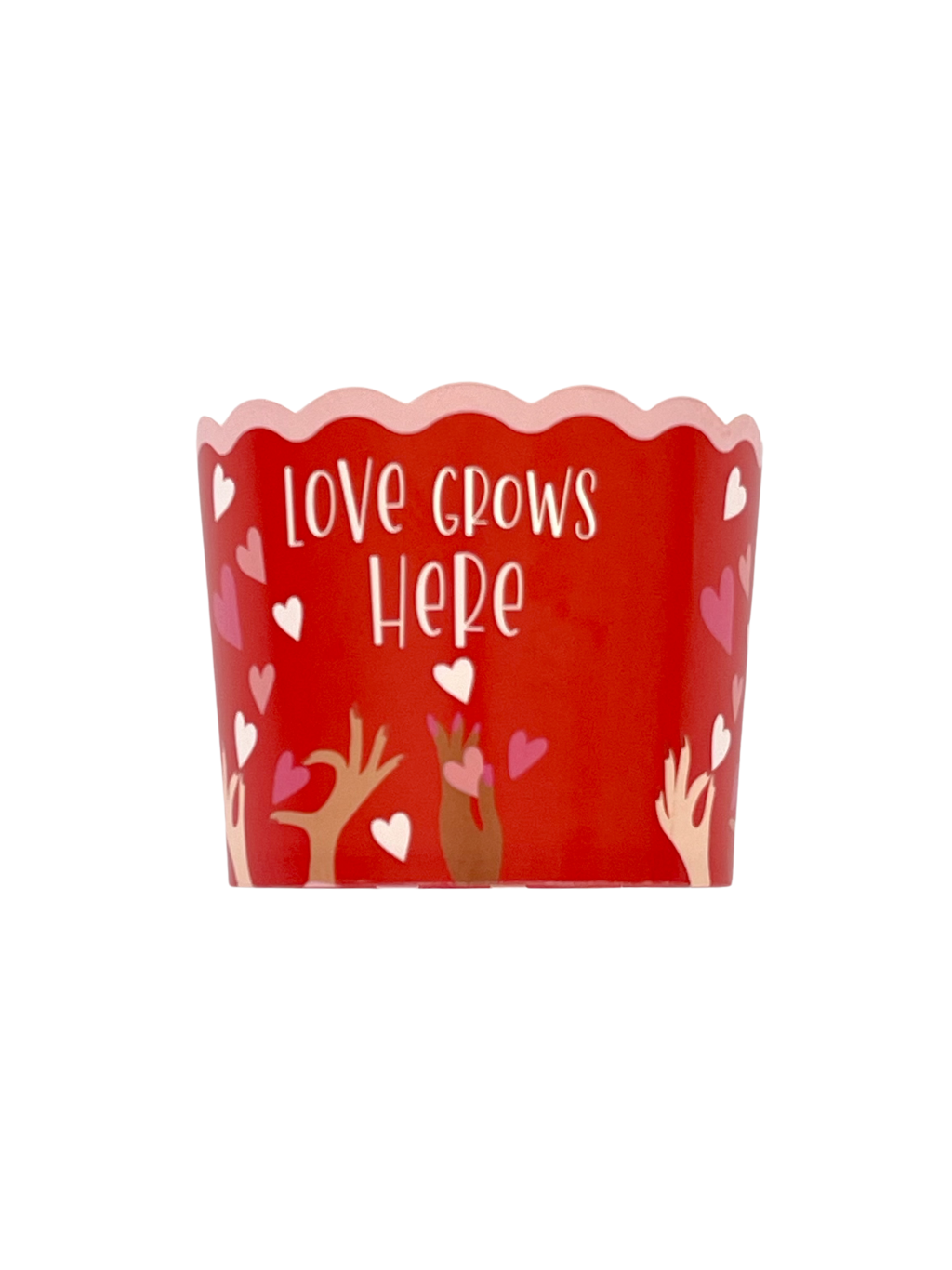 Vasos snacks love grows