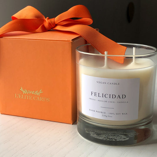 Vela Felicidad - Cera de Soya Vegan Candle