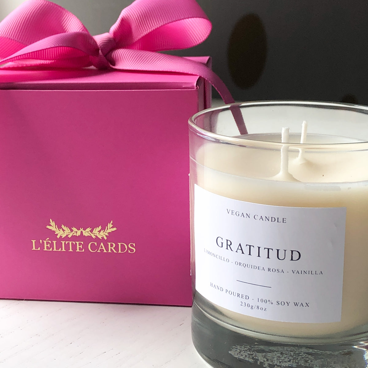 Vela Gratitud - Cera de Soya Vegan Candle