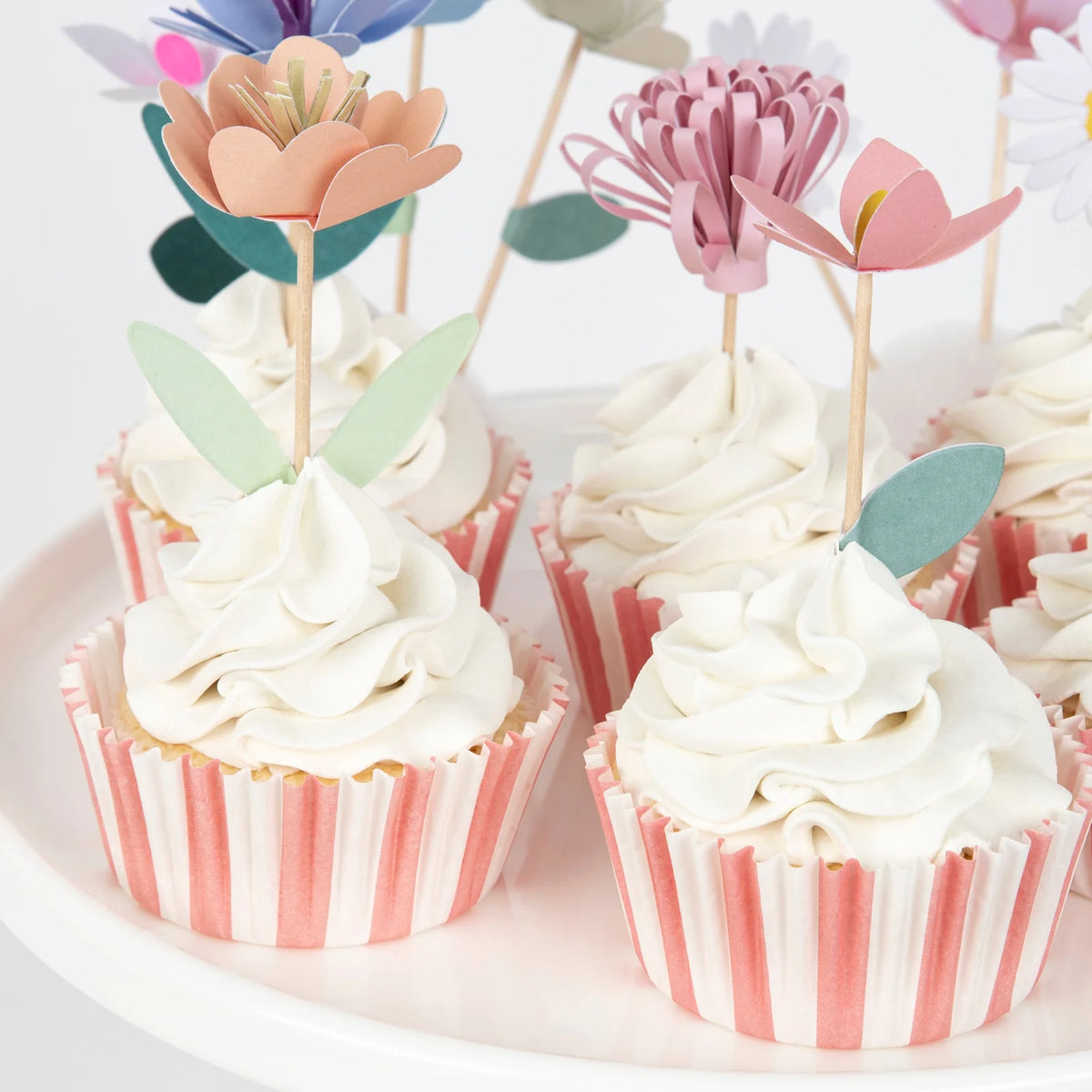 Kit para Cupcakes Jardín de Flores