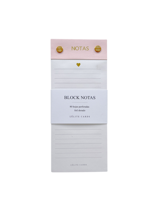 Block de notas Rubor