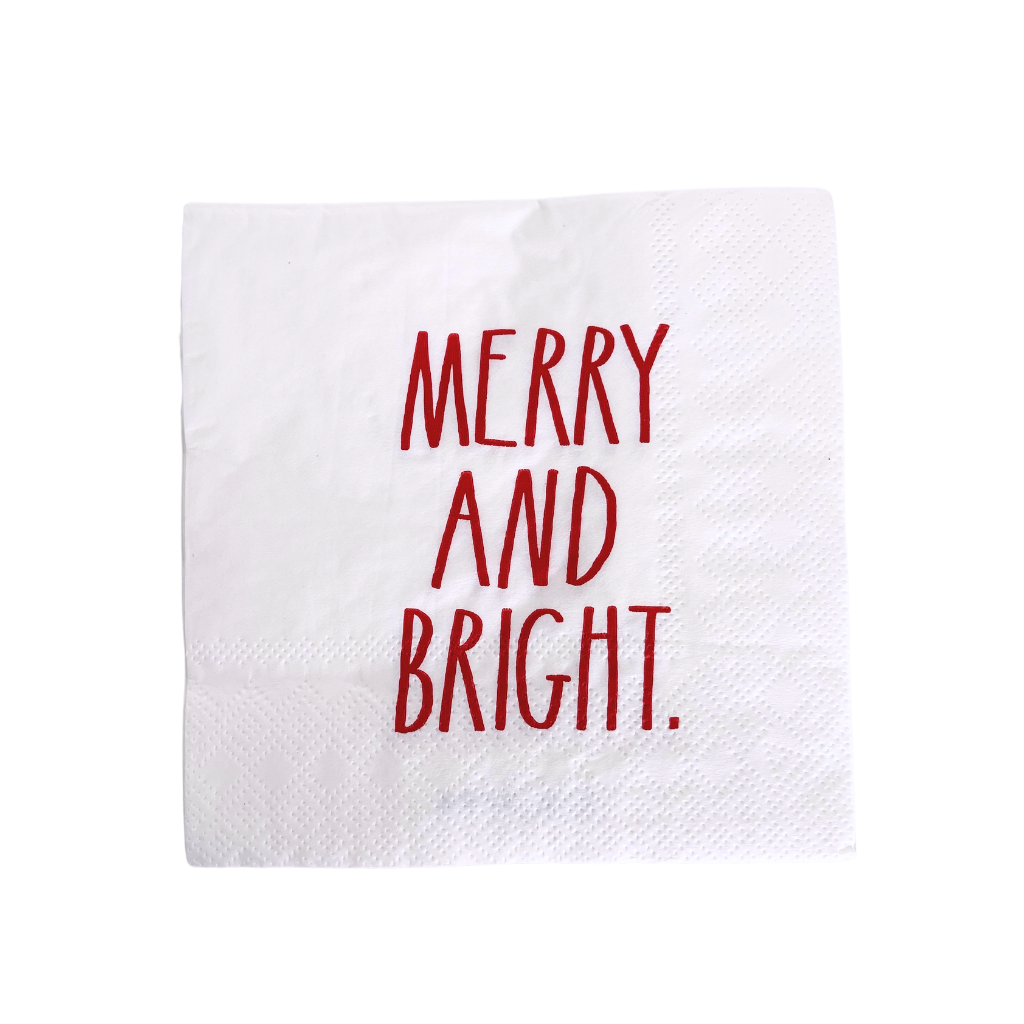 Servilletas Merry and Bright (coctel)