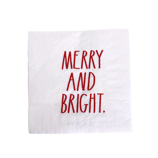Servilletas Merry and Bright (coctel)