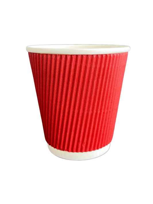 Vasos Rojo Estriado